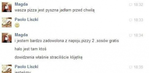 Zdenerwowana klientka 