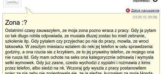 Poważny problem, co zrobić?