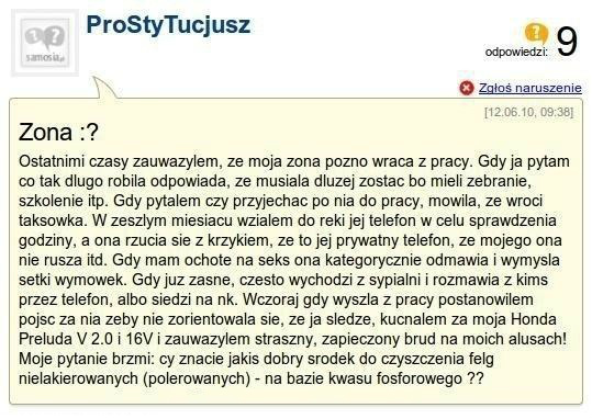 Poważny problem, co zrobić?
