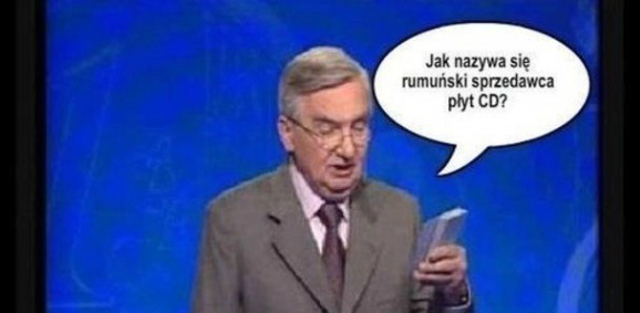 Rumuński sprzedawca płyt, to...