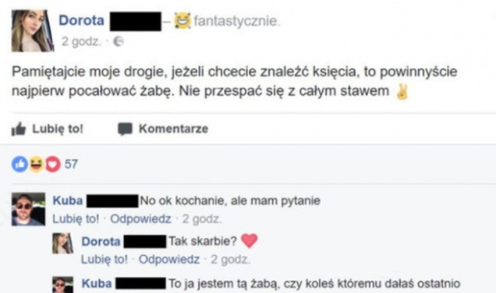 Przecież przeprosiła