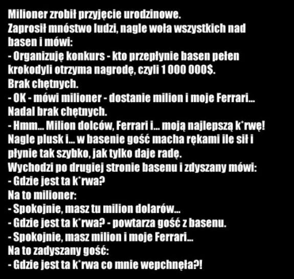 Wyzwanie z basenem pełnym krokodyli
