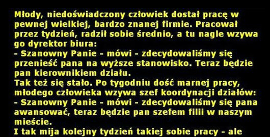 Średni pracownik i awans