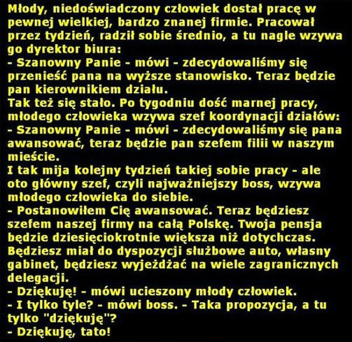 Średni pracownik i awans