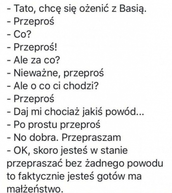 Nauka przepraszania 