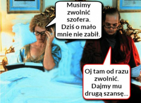Szofer nie taki zły...