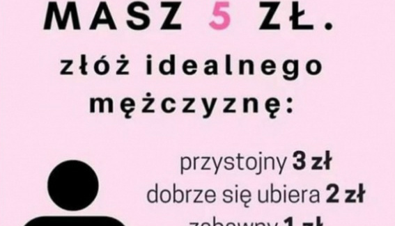 Złóż idealnego mężczyznę 