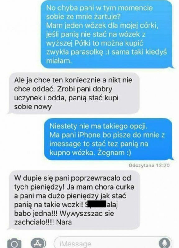 Ona tego potrzebuje!