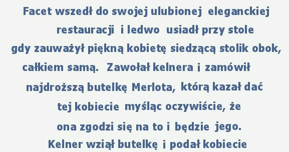 Najdroższe wino dla tej Pani