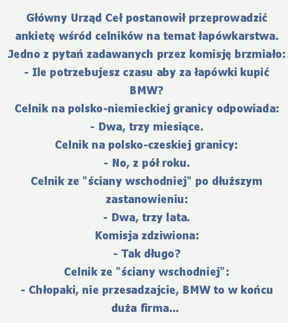 Ankieta na temat łapówkarstwa 