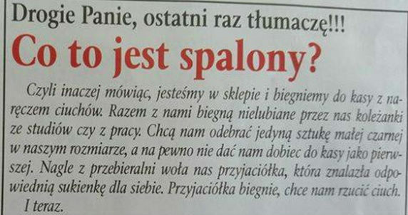 Co to jest spalony