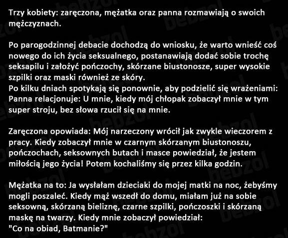 Trzy kobiety rozmawiają o mężczyznach
