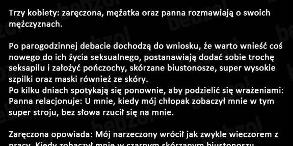 Trzy kobiety rozmawiają o mężczyznach