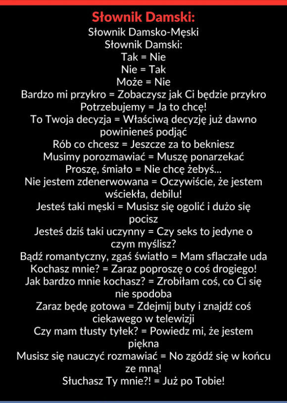 Słownik damski