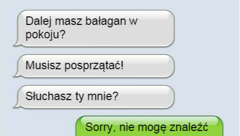 Bałagan w pokoju