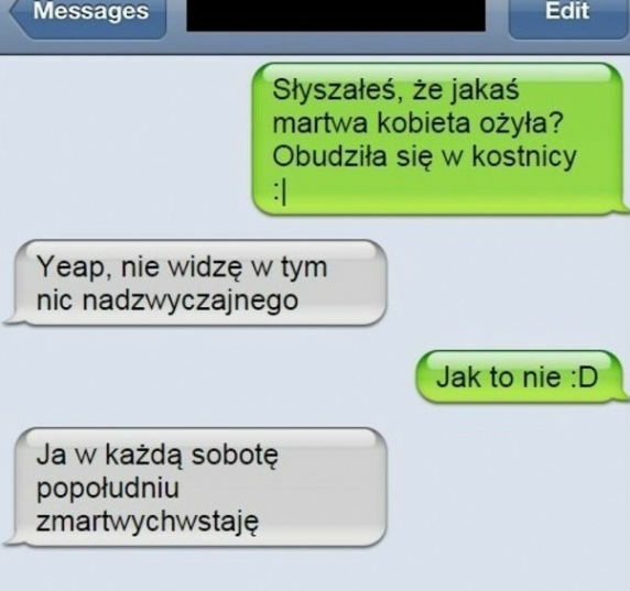 Martwa kobieta ożyła