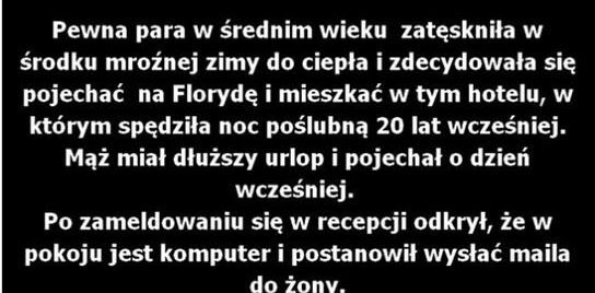 Wiadomość do żony