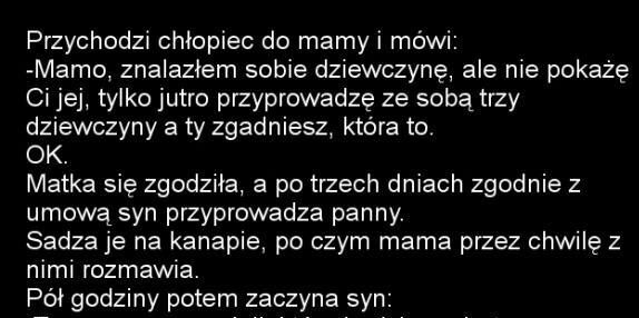 Jak rozpoznać przyszłą synową 