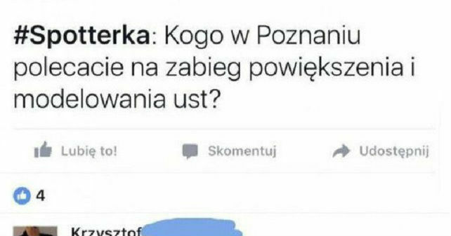 Darmowy zabieg powiększający usta