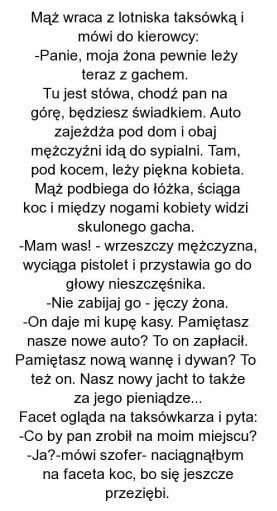 Kiedy mąż nakryje żonę z innym...