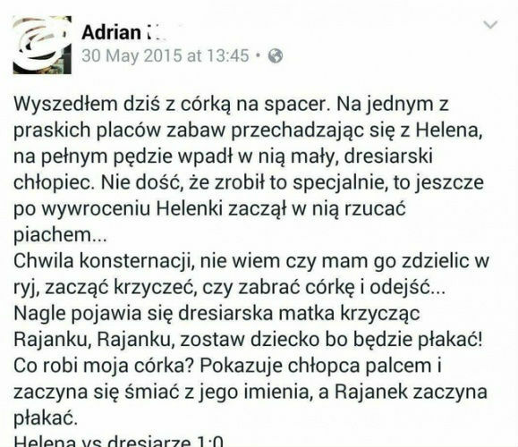 Afera na placu zabaw
