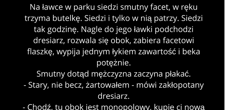 Znowu w życiu mi nie wyszło...