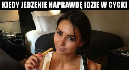 Kiedy jedzenie idzie tam, gdzie trzeba