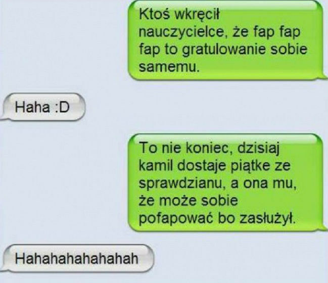 Wkręcenie nauczycielki 