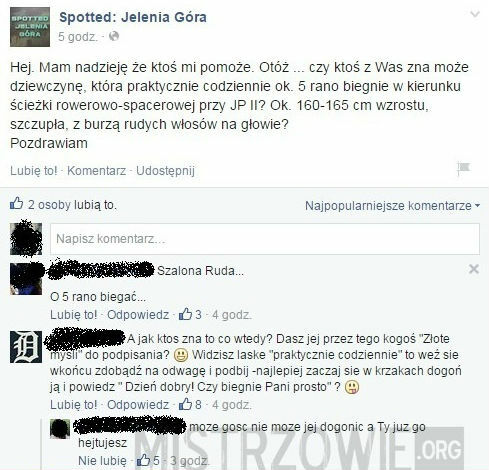 Czy ktoś widział tę dziewczynę?
