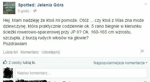 Czy ktoś widział tę dziewczynę?