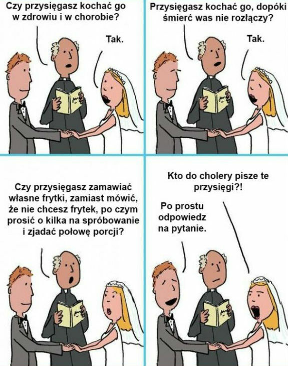 Jak powinna wyglądać przysięga małżeńska