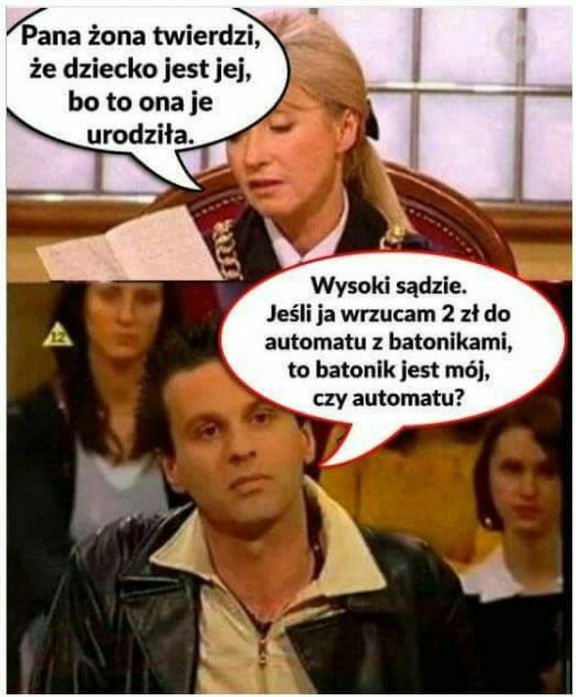 Genialne porównanie podczas rozprawy