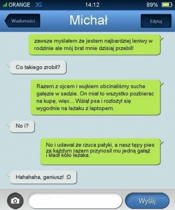Największy leń w rodzinie 
