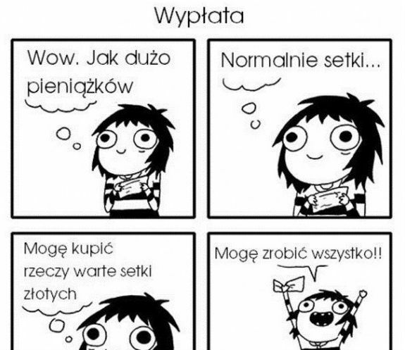 Po wypłacie...