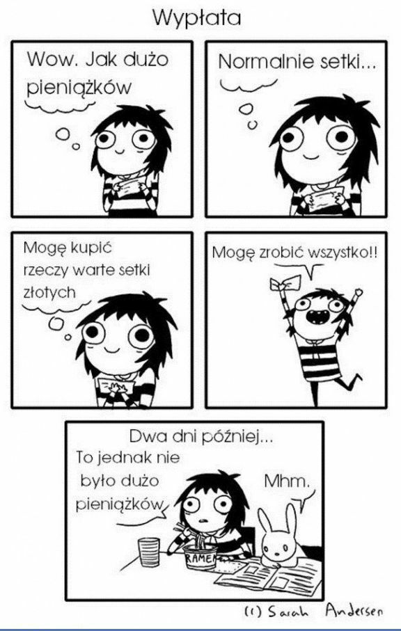 Po wypłacie...