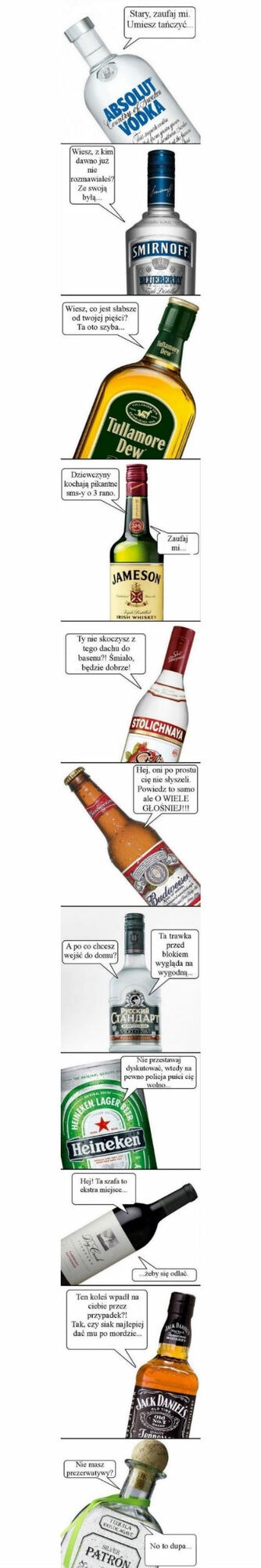 Alkohol prawdę Ci powie