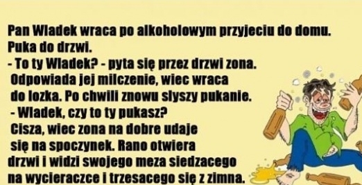 Powrót po alkoholowym przyjęciu