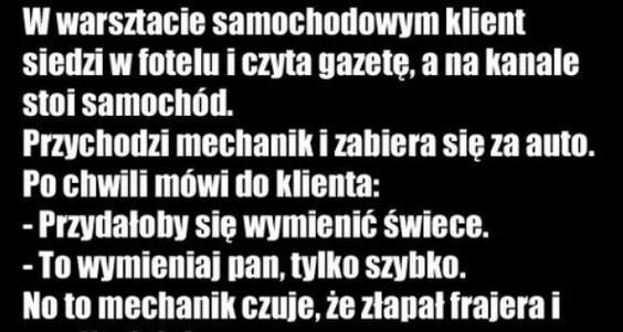 Chciwy mechanik