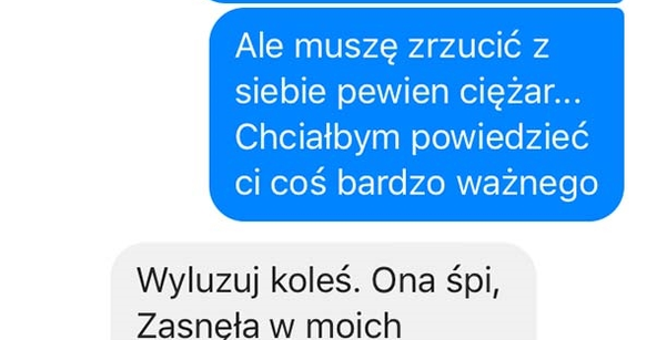 Ważne wyznanie w środku nocy...