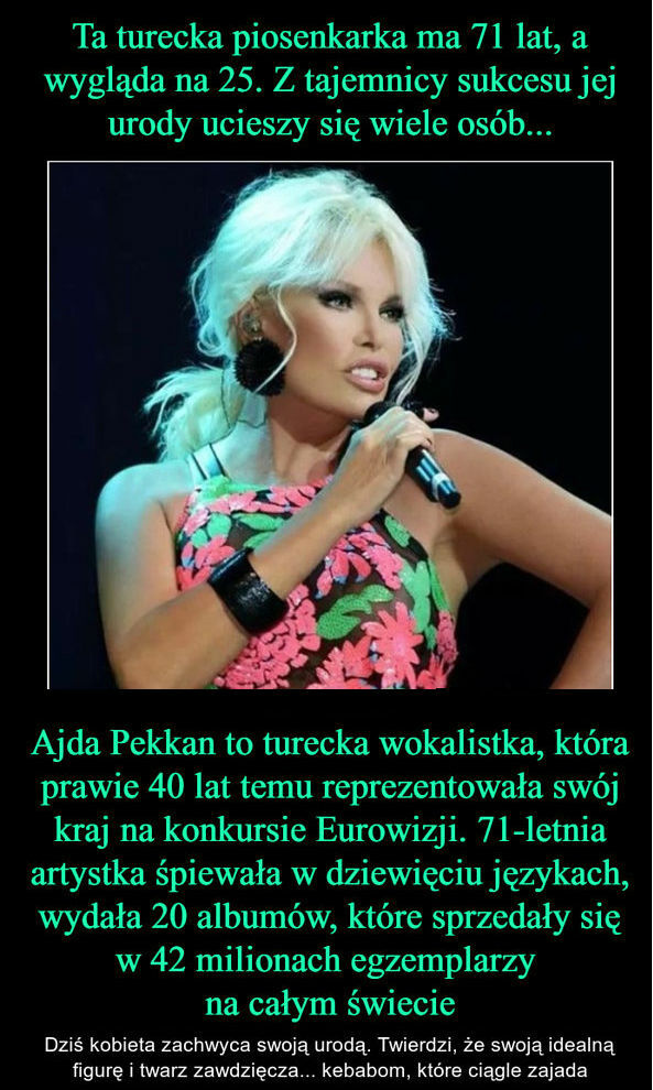 Ma 71 lat, a wygląda na...25!