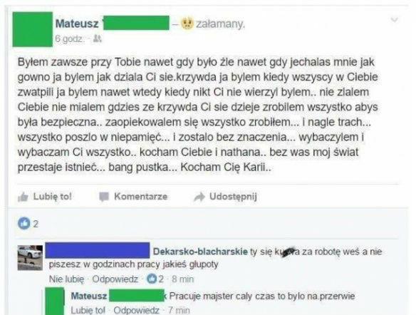 Wywody w czasie pracy 
