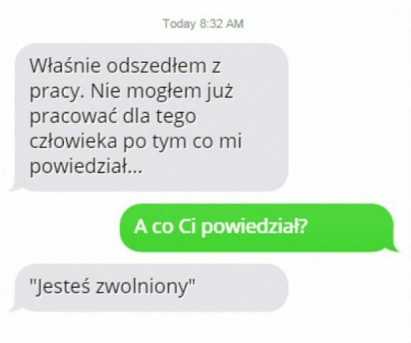 Nie mógł już dłużej dla niego pracować