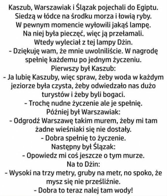 Kaszub, Warszawiak i Ślązak lecą do Egiptu...