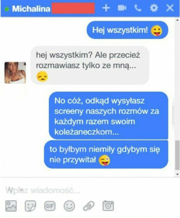 Bo witać należy się ze wszystkimi