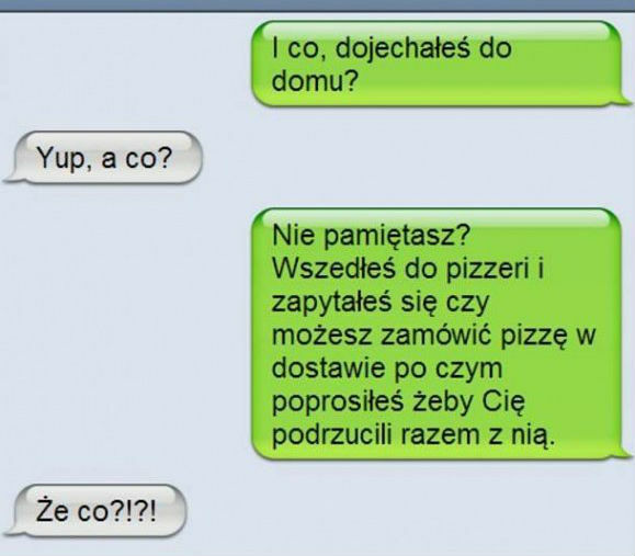 Pizza z podwózką 