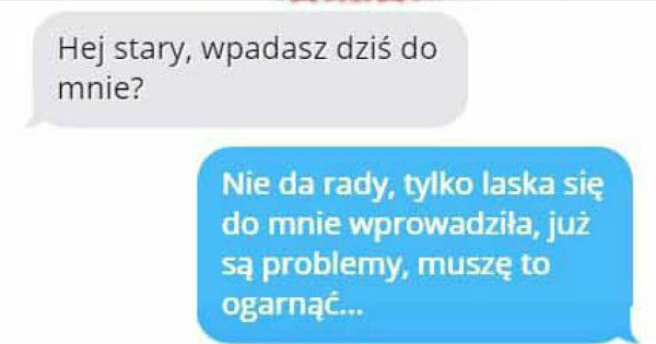 Problemy z laską