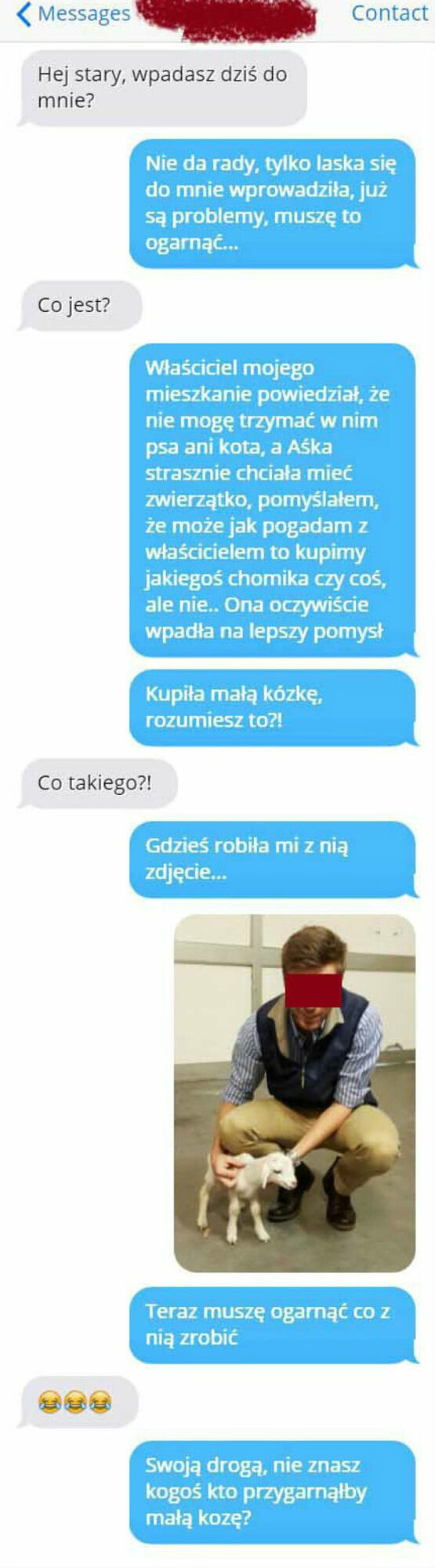 Problemy z laską