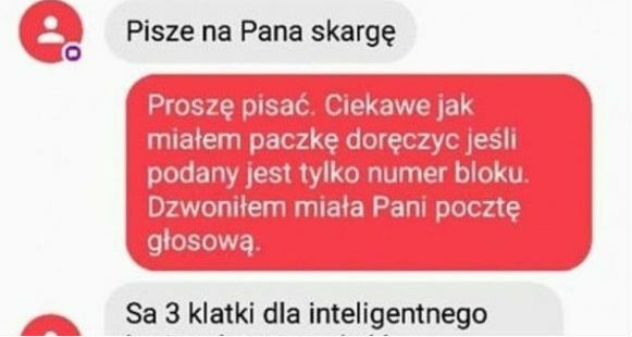 Skarga na kuriera