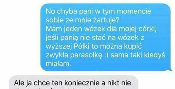 Dej mi za darmo ten wózek 