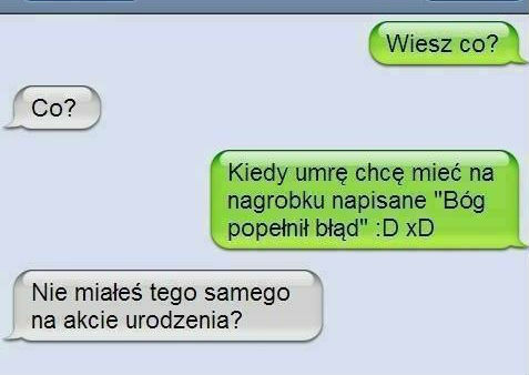 Specyficzny napis na nagrobku